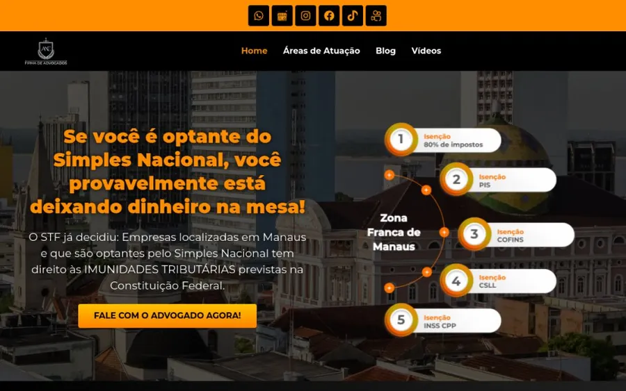 Site ANC Advogados